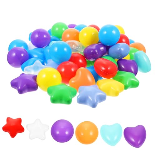 Vaguelly 150 Stück Meeresball für kinderspielzeug hühner Schwimmende Spielzeuge Kid Toys Toys Pastellfarbene Pitballs Plastikkugel für Stern Kindersternball von Vaguelly