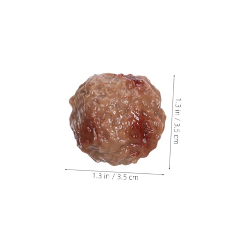 Vaguelly 16 Stück Lebensmittel Requisiten Rindfleisch Fleischbällchen Restaurant Requisite Lebensmittel Simulation Simuliertes Essen Gefälschtes Gekochtes Rindfleisch Vaguelly 16 Stück Lebensmittel Requisiten Rindfleisch Fleischbällchen Restaurant Requisite Lebensmittel Simulation Simuliertes Essen Gefälschtes Gekochtes Rindfleisch von Vaguelly