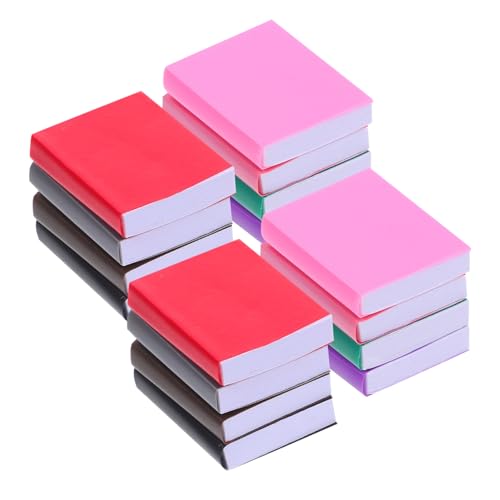 Vaguelly 16 Stück Maßstab Bunte Miniatur-bibliothek Blankobücher Lebensechte Puppenhaus-Accessoires für DIY Basteln Bjd Szenen und Dekoration Vaguelly 16 Stück Maßstab Bunte Miniatur-bibliothek Blankobücher Lebensechte Puppenhaus-Accessoires für DIY Basteln Bjd Szenen und Dekoration von Vaguelly