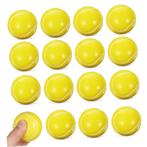 Vaguelly 16 Stück Teiliges Mini Tennisbälle aus Weichem Schaumstoff Tragbare Antistress knautschbälle für Erwachsene Kompaktes Design für Büro Sport und Party als Stressabbau Vaguelly 16 Stück Teiliges Mini Tennisbälle aus Weichem Schaumstoff Tragbare Antistress knautschbälle für Erwachsene Kompaktes Design für Büro Sport und Party als Stressabbau von Vaguelly