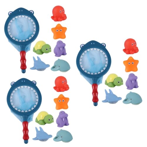 Vaguelly 18 STK -Badespielzeug Kinder badewannenspielzeug badespielzeug ab 6 Monate Attraktives Badespielzeug kleinkinderspielzeug Water Toys Babyzubehör Wasserspielspielzeug Blue von Vaguelly