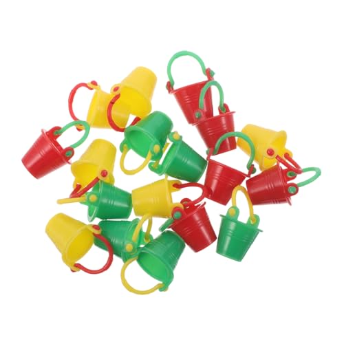 Vaguelly 18 Stück Teiliges Miniatur Eimer aus Robustem Kunststoff Bunte Kleine Strandkübel für Puppenhaus Dekoration Kreative Miniatur Landschafts Meeres-Diorama Zubehör für Sammler Vaguelly 18 Stück Teiliges Miniatur Eimer aus Robustem Kunststoff Bunte Kleine Strandkübel für Puppenhaus Dekoration Kreative Miniatur Landschafts Meeres-Diorama Zubehör für Sammler von Vaguelly