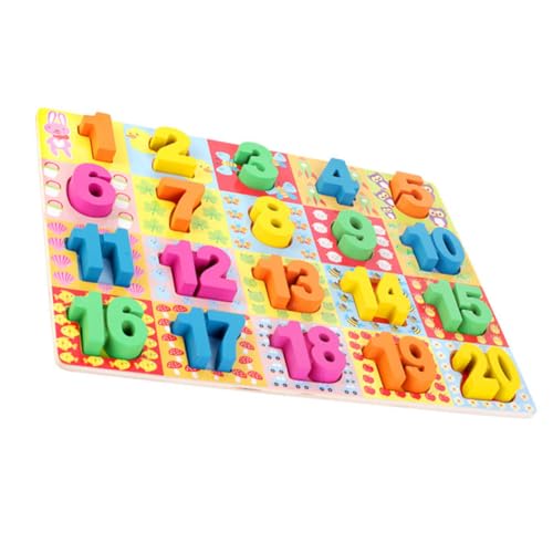 Vaguelly Holzpuzzle Für Junge Mädchen Pädagogisches Zahlen-Puzzle-Spielzeug Aus Holz Frühe Lernhilfe Für Kleinkinder Mit Sicherer Wasserfarbe Fördert Die Kognitive Entwicklung Und Vaguelly Holzpuzzle Für Junge Mädchen Pädagogisches Zahlen-Puzzle-Spielzeug Aus Holz Frühe Lernhilfe Für Kleinkinder Mit Sicherer Wasserfarbe Fördert Die Kognitive Entwicklung Und von Vaguelly