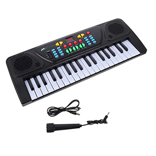 Vaguelly 1Set 37 Tasten Tastatur Mini Keyboard Keyboards Mini Musik Keyboard Klavier Für Babys Für Kleinkinder Kinderspielzeug Musikspielzeug Intelligentes Lernspielzeug von Vaguelly