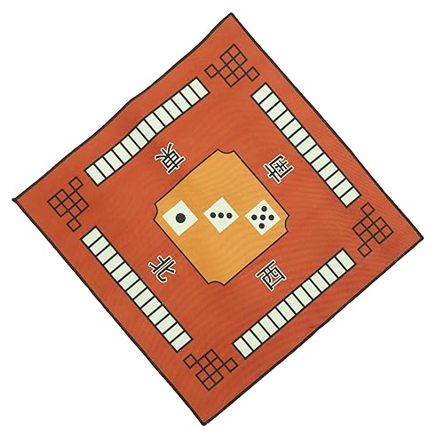 Vaguelly 1Stk Mahjong-Tischdecke Majiang Tischpapier Mahjong Tischdecke Domino-Tischmatte pokerauflage Poker Matte tischdecken Brettspiele rutschfeste Matte Pokertischabdeckung Gummi Coffee von Vaguelly