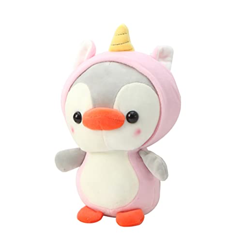 Vaguelly 1Stk Plüschtier Pinguin für Pinguin plüschtier wohnungseinrichtung autodekorationen innen spielzeuge Kinderpuppe Plüschpuppe PP Baumwolle Rosa von Vaguelly