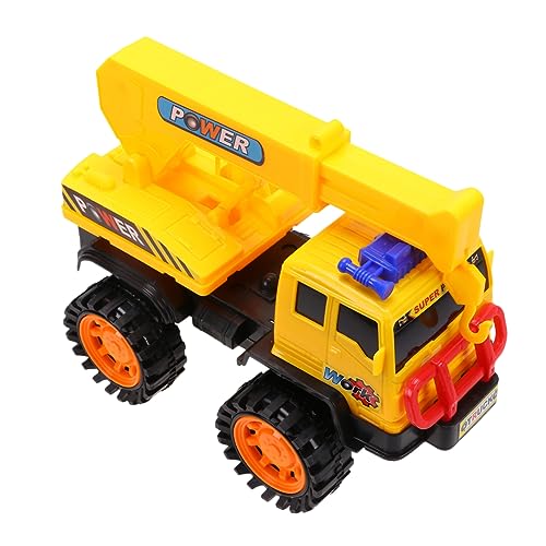 Vaguelly 1Stk Spielzeug für Baufahrzeuge Spielzeug für Kinder kinderspielzeug kinderknallzeug Kinder spielzeuge Kranspielzeug Kidcraft-Spielset Autospielzeug Fahrzeug Auto Spielzeug Yellow von Vaguelly