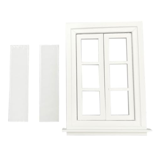 Vaguelly Fenster Spielzeug Mini Möbel Modell Fenster Tür Privatsphäre Film Für Puppenhaus Robust Elegante Design von Vaguelly