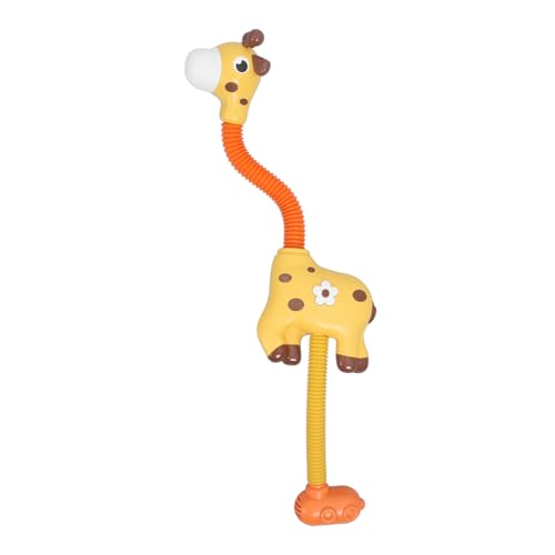 Vaguelly 1stk Giraffen-duschkopf Badewanne Lustiges Badespielzeug Dusche Sprinkler Cartoon-dusche Cartoon-Sprinkler Duschspielzeug Wasser Dusche Spray Duschbrause Plastik Yellow von Vaguelly