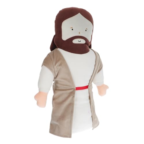 Vaguelly 1stk Jesus-Kissen Jesus Stofftier Scrump Plüsch Heiliges Herz Jesu Jesus Gefüllte Puppe Kuscheltiere Statue Cartoon-plüsch Figur Plüschpuppe Jumbo Pp Baumwolle von Vaguelly