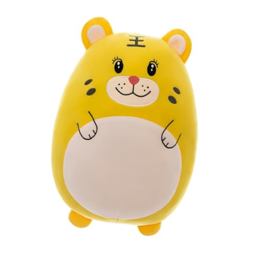 Vaguelly 1stk Tigerpuppe Plüschpuppe Stofftierpuppe Cartoon-Tiger-Puppen Kuscheltiere Weihnachten Plüschtiere Puppenspielzeug Interessantes Kindergeschenk Pp Baumwolle Yellow von Vaguelly