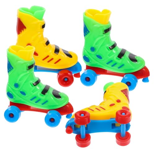 Vaguelly 2 Paar Skate-Modell Lernen Fingerspielzeug Zubehör Sportspielzeug Mit Fingerspitzen Fingerspielzeug Für Kinder Farbige Fingerspielzeuge Finger-Skate-Modell Fingerschuhe Plastik von Vaguelly