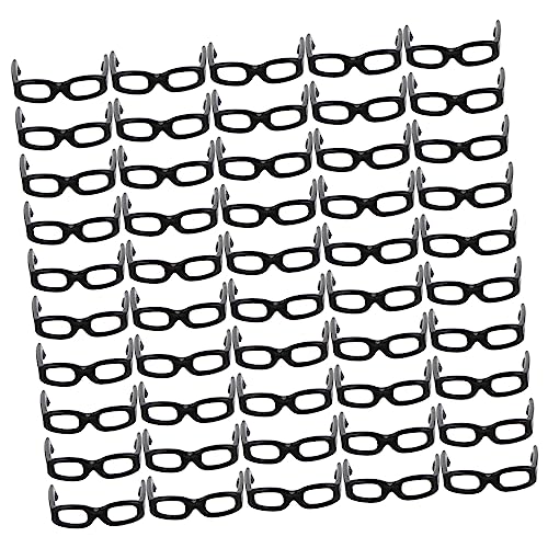 Vaguelly 2 Packungen Kopfhörer Spielzeug Amerikanische Puppenbrille Schwarze Puppenbrille Bulk-Spielzeug Für Kinder Brillengestell Für Babys Bulk-mini-Spielzeug Mini Schwarz Plastik von Vaguelly