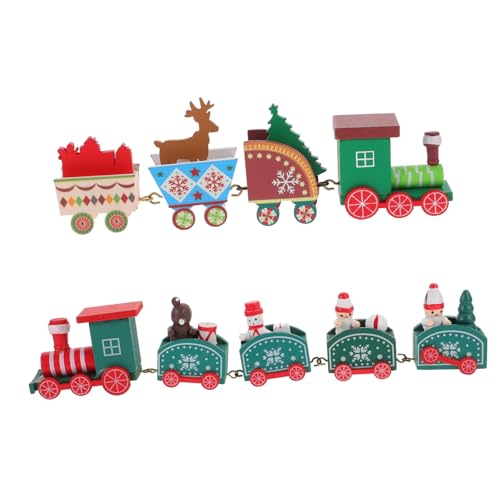 Vaguelly 2 Sätze Weihnachtliche Holz Deko Zug Teilig Bunte Miniatur Eisenbahn Festliche Tischdekoration für Zuhause Büro Schule Charmante Weihnachtsfeier Accessoires Vaguelly 2 Sätze Weihnachtliche Holz Deko Zug Teilig Bunte Miniatur Eisenbahn Festliche Tischdekoration für Zuhause Büro Schule Charmante Weihnachtsfeier Accessoires von Vaguelly