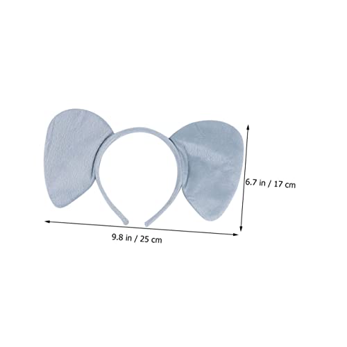 Vaguelly 2 Satz Dreiteiliges Tier Elefanten-Stirnband Halloween-Cosplay-kostüm Kostüm-Requisiten Tierische Leistungsrequisite Giraffenschwanz Festliche Lieferungen Erlesene Kostüme Stoff von Vaguelly