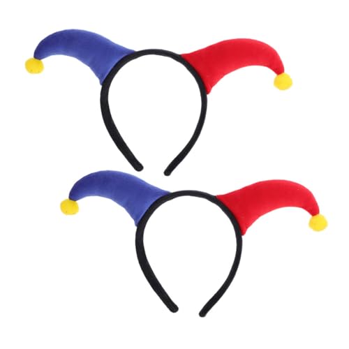 Vaguelly 2pcs Clown Stirnband Cosplay Halloween Sicheres Material Haarband für Karneval von Vaguelly