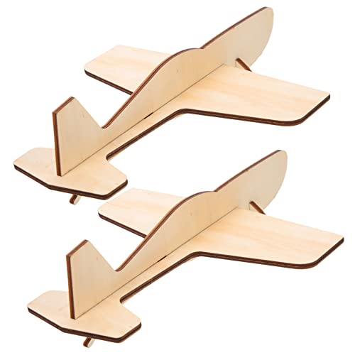 Vaguelly 2 Stück Holzflugzeug Bausatz für Puzzle Modell aus Holz DIY Handwerks für Junge Mädchen Fördert Kreativität und Vorstellungskraft Vaguelly 2 Stück Holzflugzeug Bausatz für Puzzle Modell aus Holz DIY Handwerks für Junge Mädchen Fördert Kreativität und Vorstellungskraft von Vaguelly