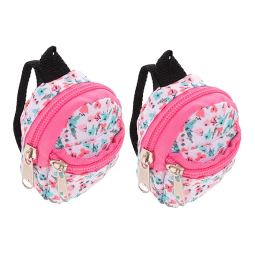 Vaguelly Puppenzubehör Ornament Mini-Schultasche Für Puppen Puppenrucksack Mit Ankleide- Und Aufbewahrungsfunktionen von Vaguelly