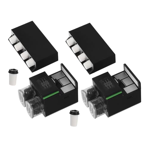 Vaguelly 2 Stück Miniatur Kaffeemaschine Kunststoff Realistisch Detailgetreu Kompakt Puppenhaus Zubehör für Kinderküchen Spielküche und Puppenhaus Dekoration Vaguelly 2 Stück Miniatur Kaffeemaschine Kunststoff Realistisch Detailgetreu Kompakt Puppenhaus Zubehör für Kinderküchen Spielküche und Puppenhaus Dekoration von Vaguelly