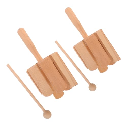 Vaguelly 2 Stück Teiliges Orff Instrument Rhythmus Percussion aus Massivem Holz mit Schlägel Montessori Musikinstrument für Frühe Musikalische und Hand-Auge-koordination Vaguelly 2 Stück Teiliges Orff Instrument Rhythmus Percussion aus Massivem Holz mit Schlägel Montessori Musikinstrument für Frühe Musikalische und Hand-Auge-koordination von Vaguelly