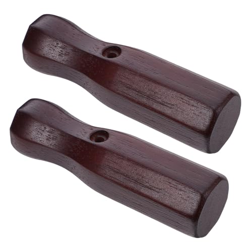 Vaguelly 2 Stück Tischfußballgriffe aus Robustem Holz Oktogonale rutschfeste Griffe Präzise Passform für Tischfußballmaschinen Langlebiger Ersatzgriff Stilvolles Design in Weinrot Vaguelly 2 Stück Tischfußballgriffe aus Robustem Holz Oktogonale rutschfeste Griffe Präzise Passform für Tischfußballmaschinen Langlebiger Ersatzgriff Stilvolles Design in Weinrot von Vaguelly