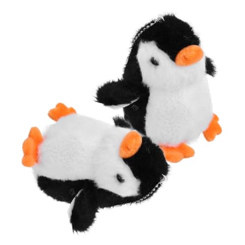 Vaguelly 2 Stück üsch Pinguin Schlüsselanhänger Süße Stofftier Anhänger Für Taschen Perfekte Pinguin Und Dekoration Für Tierliebhaber Ideal Für Geburtstagsgeschenke Und von Vaguelly