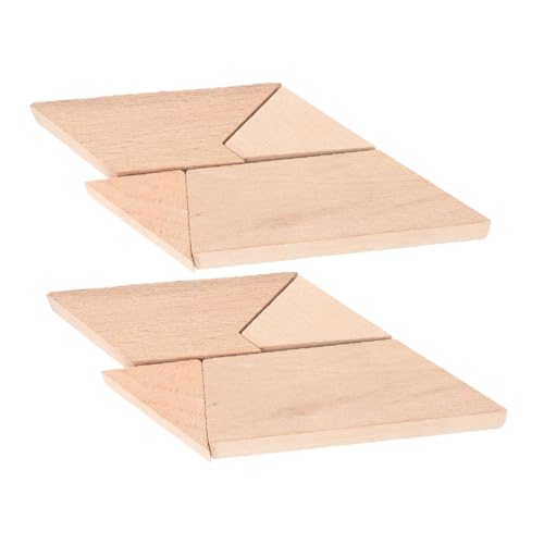 Vaguelly 2 Teiliges T Förmiges Holzpuzzle Spielzeug Für Kinder Lustiges Denksport Puzzle Für Die Kognitive Entwicklung Und Das Lernen Von Mathematik von Vaguelly