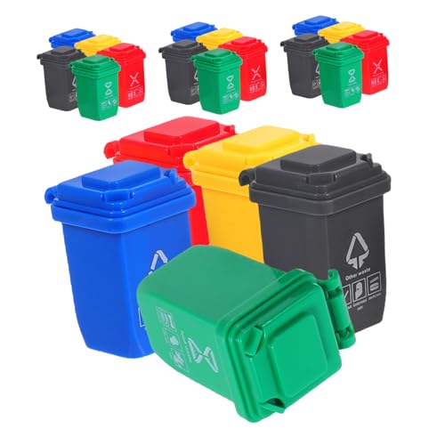 Vaguelly 20 Stück Mini Abfalleimer für Desktop Lernspielzeug zur Mülltrennung Dekorativ für Schlafzimmer und Garten Vaguelly 20 Stück Mini Abfalleimer für Desktop Lernspielzeug zur Mülltrennung Dekorativ für Schlafzimmer und Garten von Vaguelly