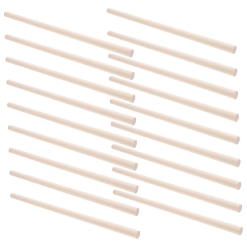 Vaguelly 20 Stück Rhythm Sticks Holz Percussion Musikinstrument Rods Sound Rhythm Sticks von Vaguelly