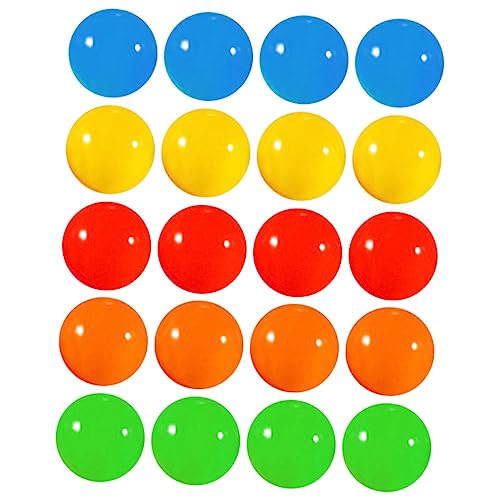 Vaguelly 20 Stück Teiliges Bunte Kunststoff Lotteriekugeln Leichte Kompakte Spielbälle für Tombola Partyspiele Raffle bei Karaoke Kindergarten Vielseitig Einsetzbar Einfach zu Greifen und Vaguelly 20 Stück Teiliges Bunte Kunststoff Lotteriekugeln Leichte Kompakte Spielbälle für Tombola Partyspiele Raffle bei Karaoke Kindergarten Vielseitig Einsetzbar Einfach zu Greifen und von Vaguelly