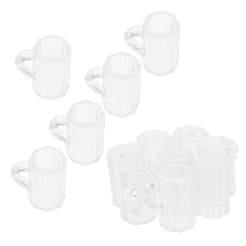 Vaguelly 20 Stück Teiliges Miniatur Bierkrug aus Robustem Kunststoff mit Griffen Transparente Mini Bierbecher für Puppenhaus Dekoration DIY Mini Haus Zubehör Vielseitig für Landschafts und Vaguelly 20 Stück Teiliges Miniatur Bierkrug aus Robustem Kunststoff mit Griffen Transparente Mini Bierbecher für Puppenhaus Dekoration DIY Mini Haus Zubehör Vielseitig für Landschafts und von Vaguelly