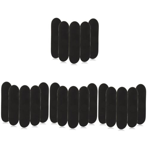 Vaguelly 20 Stück rutschfeste Matte Pro Tape Rutschfestes Griffband Rutschfestes Griffband Griffwerkzeuge Fingerband Skateboard Schaumstoff Griffband Für Griffbretter Pu Schwarz von Vaguelly