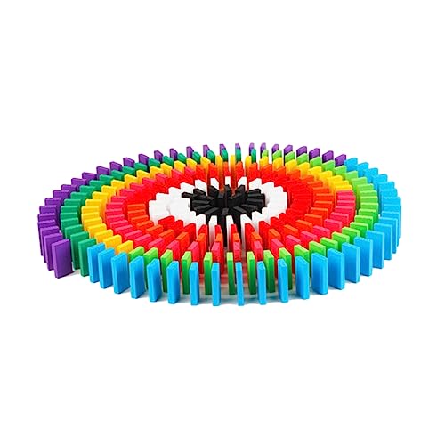 Vaguelly 200 STK Holzbausteine für kindergeschenke geschenketueten Educational Toys zabawki stymulujące rozwój Kindergeburtstag Domino-Bausteine Bambus von Vaguelly