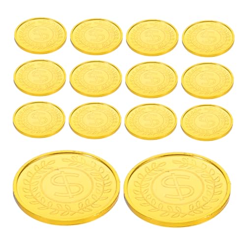 Vaguelly 200 Stück Piraten Spielmünzen aus Kunststoff für Schatzsuche Abenteuer Token Halloween Party Zubehör Brettspiele Belohnung Vaguelly 200 Stück Piraten Spielmünzen aus Kunststoff für Schatzsuche Abenteuer Token Halloween Party Zubehör Brettspiele Belohnung von Vaguelly