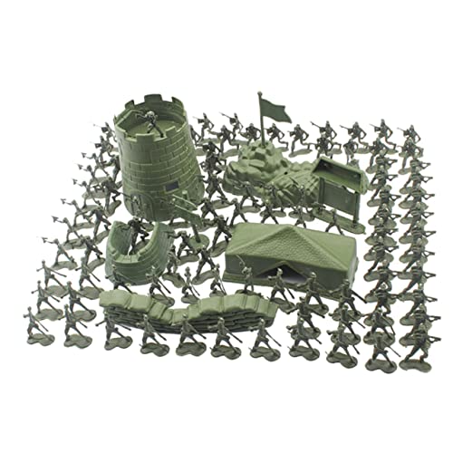 Vaguelly 200st Sandtisch-Modell Soldatenfiguren Mini-Modell Mini-kriegssoldaten Soldaten-actionfiguren Sandtischspielzeug Sodier-Modell Männer Spielzeug Männerfiguren Sandtischmodell Rot von Vaguelly