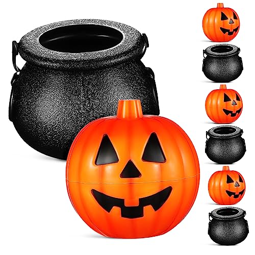 Vaguelly 20st Süßigkeiten Eimer Halloween-geschenkboxen Kürbis-süßigkeiten-eimer Halloween-süßigkeiten-boxen Süßes Oder Saures Korb Halloween-süßigkeitshalter Süßigkeitenglas Plastik von Vaguelly