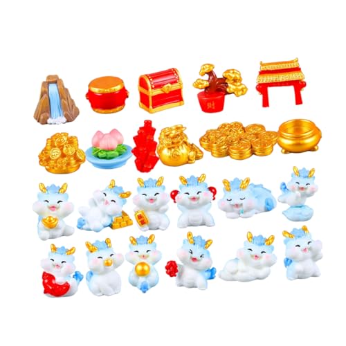 Vaguelly 23 Stück Teiliges Miniatur Resin Drachen Niedliche Cartoon Figuren Langlebige Kunstwerke Vielseitige Schreibtisch und Garten Dekoration für Drachenliebhaber Vaguelly 23 Stück Teiliges Miniatur Resin Drachen Niedliche Cartoon Figuren Langlebige Kunstwerke Vielseitige Schreibtisch und Garten Dekoration für Drachenliebhaber von Vaguelly
