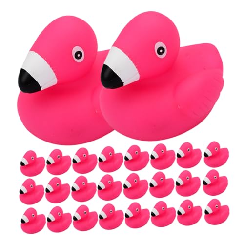 Vaguelly 24st Flamingo-Spielzeug Kinderspielzeug Babybadewanne Spielzeug Badewanne Wasserspielzeug Wasserspiel Für Babys Badespielzeug Für Kinder Cartoon-badespielzeug Rosy Vinyl von Vaguelly