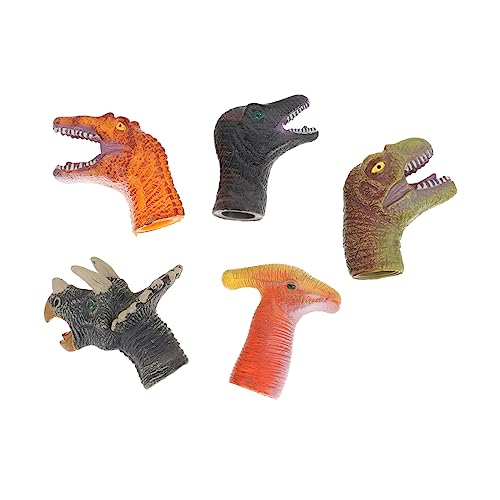 Vaguelly Kleinkindspielzeug 25 STK Handpuppenspielzeug Dinosaurier-Handpuppen Baby Fingerpuppen Spielzeuge Mini Spielzeug Für Kleinkinder von Vaguelly