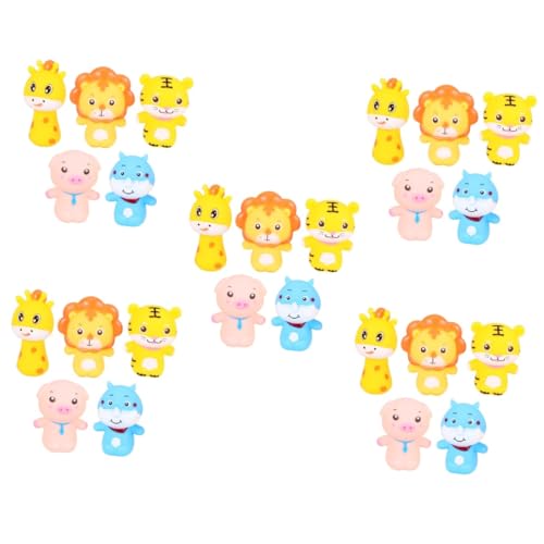 Vaguelly 25 STK Tierfigurenspielzeug Kinder Spielzeug Kinderspielzeug Spielzeuge Puppentrage Schöne Fingerpuppen Kinder Fingerpuppen Tierische Fingerpuppen Für Kinder Fingerspielzeug PVC von Vaguelly