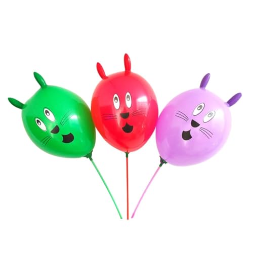 Vaguelly 25 Stück 12 Partyballons Hasenballon Dekor Hasenballon Spielzeugballon Hase von Vaguelly