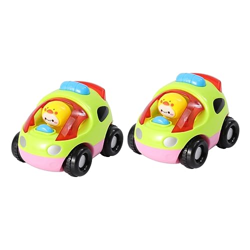 Vaguelly 2St Trägheitsauto für Kinder kinderspielzeug Auto Kinder puppenwagen Funny Toys Kinder Spielzeug Auto funnytoys Autos Spielzeug Auto Spielzeug pädagogisches Trägheitsauto Green von Vaguelly