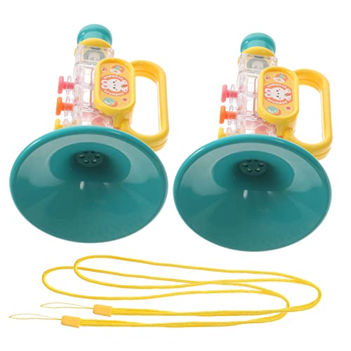 Vaguelly 2St -Trompete Spielzeug Trompetenspielzeug für Kinder Horn-Spielzeug-Partygeschenk kinderspielzeug Kinder Spielzeug Hornbläser Spielzeuge zarte Trompete Musikalisches Spielzeug von Vaguelly