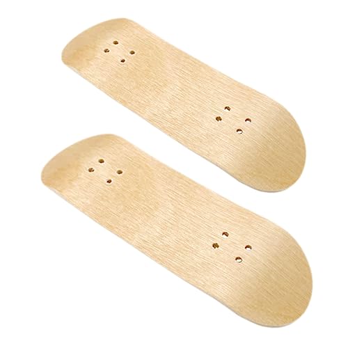 Vaguelly 2pcs Professionelle Holzfingerbrettdecks Finger Skateboard Holzdeck Ersatz von Vaguelly