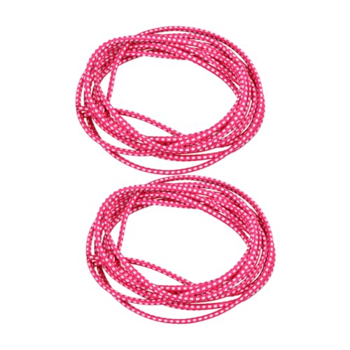 Vaguelly 2st Gummiband Elastisches Sprungband Seilspringen Trainieren Kinder Springseil Spielzeug Stretch-sprungband Für Kinder Outdoor-Spielzeug Kinderspielzeug Polyester Rosa von Vaguelly