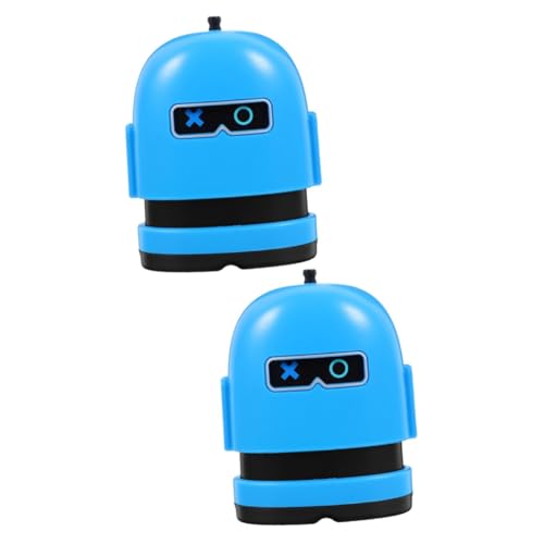 Vaguelly 2st Kinderstempel Kidcore-Kleidung Roboter Cartoon-namensstempel Multifunktionaler Namensstempel Cartoon-Kinder-Stempel Interessanter Namensstempel Tragbarer Namensstempel Blue Pp von Vaguelly