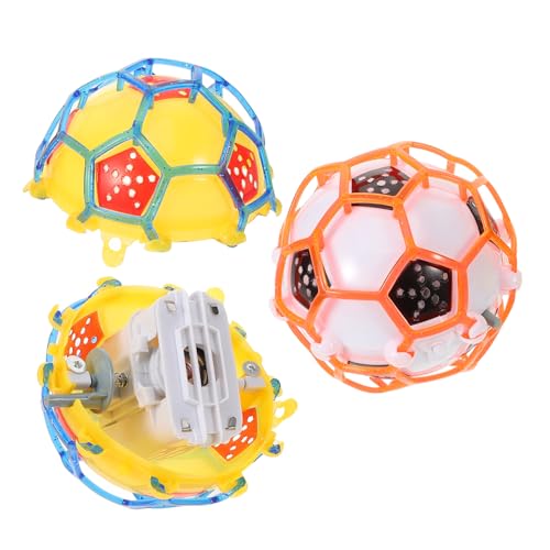 Vaguelly 2st Leuchtender Fußball Hüpfen Hüpfsport Aufblasbarer Ball-Kickball Led-Kugeln Mit Blinkenden Lichtern Kinderspielzeug Fußballspielzeug Fitnessball Leuchtende Hüpfbälle Plastik von Vaguelly