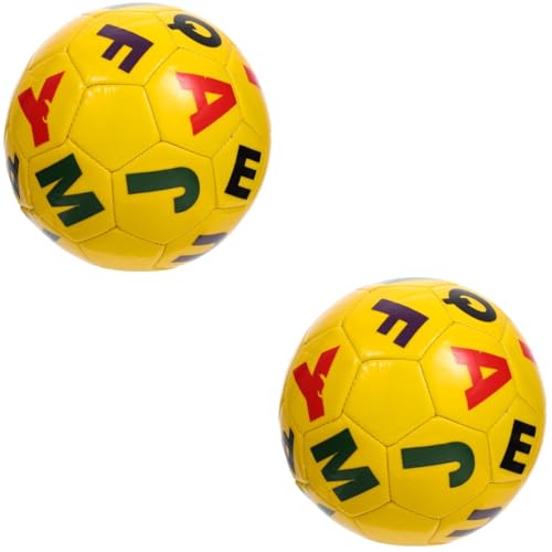 Vaguelly 2st PVC-fußball Für Kinder Aufblasbarer Fußball Für Kinder Jungen Fußball Bälle Für Babys Soft-fußball Kapsel Kleiner Fußball Bälle Für Kleinkinder Minibälle Kinderbälle Spielzeug von Vaguelly