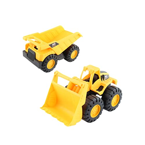 Vaguelly 2st Technisches Autospielzeug Strandspielzeug Für Kinder Rückenfahrzeuge Für Kleinkinder Baggerspielzeug Für Kinder Kinderauto Spielzeug Baufahrzeuge Spielen BAU Rc Auto Orange von Vaguelly