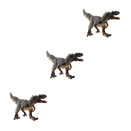 Vaguelly 3 STK Allosaurus-Modell Animal Figures qridor Kreatives Tierdesign Jurazeitmodell Dinosaurier-Spielzeug Dino-Figuren Tierstatue Dinosaurier-Ornament für Allosaurus-Ornament von Vaguelly